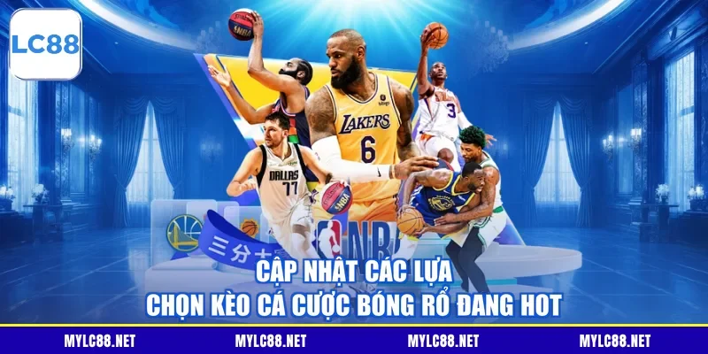 Cập nhật các lựa chọn kèo cá cược bóng rổ đang hot