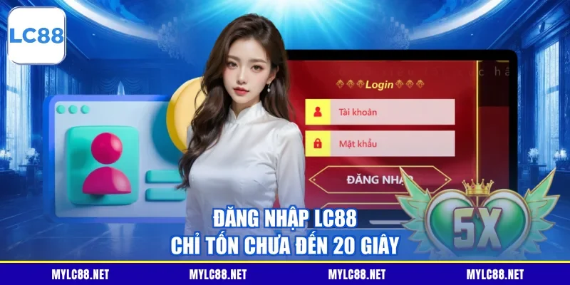 Đăng nhập LC88 chỉ tốn chưa đến 20 giây